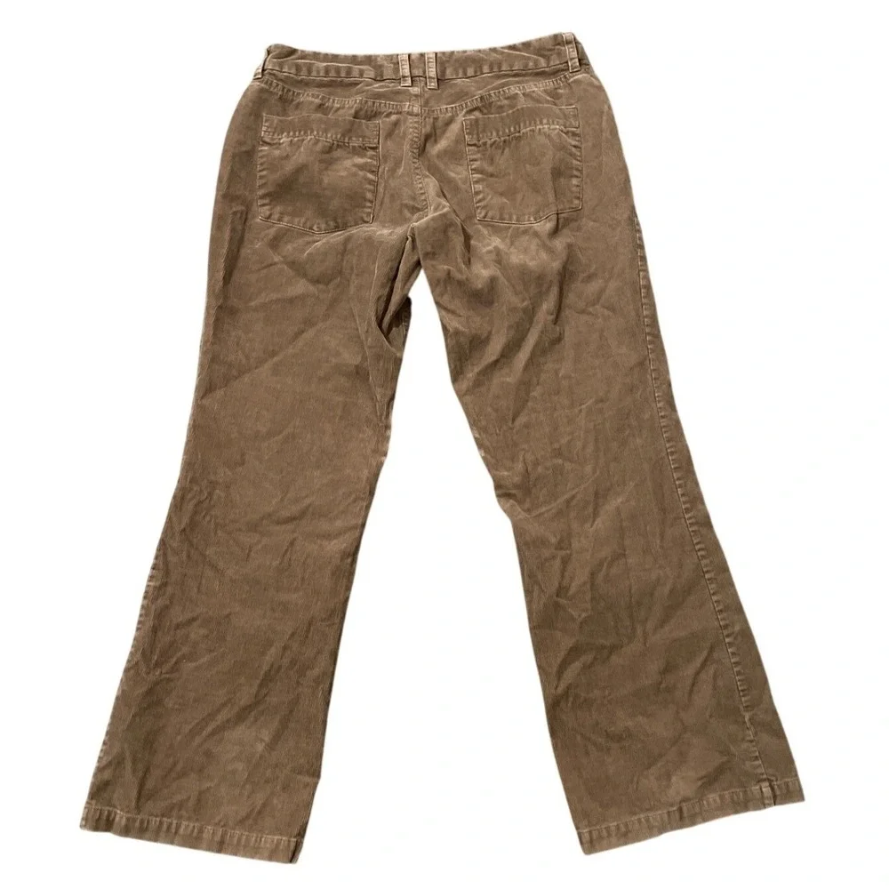 J.Crew Womens Boho Brown Corduroy Stretch Favorite Fit Pants Stretch Bootcut 12R